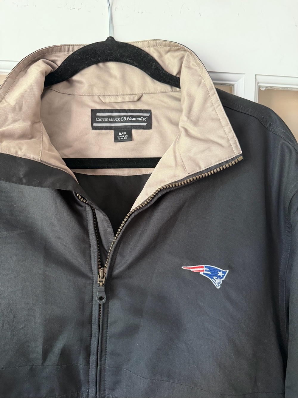 Cutter & Buck WeatherTec Windbreaker Embroidered New England Patriots Logo Sz S - Picture 4 of 5